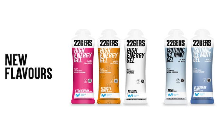 226ERS High Energy Gel y Isotonic Gel nuevos sabores www.sportvicious.com